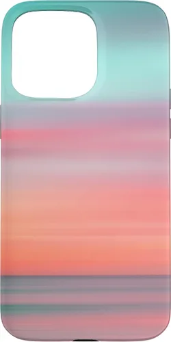 Vista 31 de Funda hawaiana para iPhone 17, diseño de playa tropical de Hawái, color azul melocotón