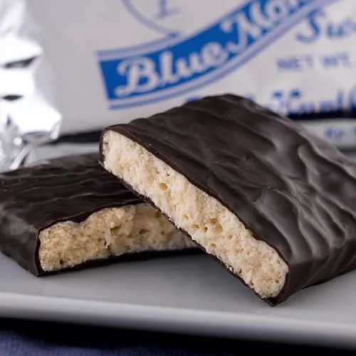 Vista 5 de Blue Monday Pulled Cream Candy - Barras de chocolate negro - Caja de 24 sabores originales
