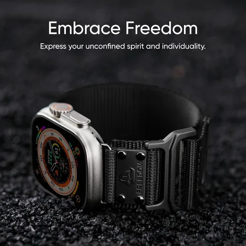 Vista 7 de Suitisbest Correa deportiva compatible con Apple Watch Ultra 2 Band/Apple Watch Ultra Band 1.929 in 1.772 in 1.732 in 1.654 in para hombre, correa