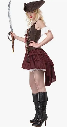 Vista 2 de Sexy Swashbuckler Captain Costume