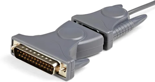 Vista 2 de StarTech ICUSB232DB25 - Cable USB a serie (1 puerto) DB9/DB25 RS232 al convertidor USB, adaptador USB a serie