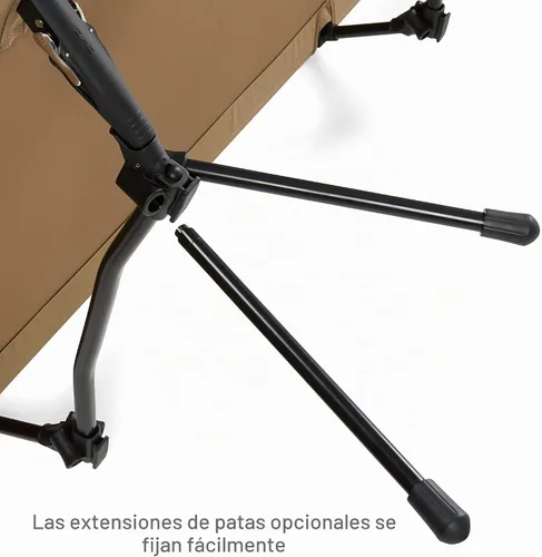 Vista 7 de Helinox Cuna One ligera, compacta, plegable, portátil, catre de camping, regular, marrón coyote Marrón (Coyote Tan)