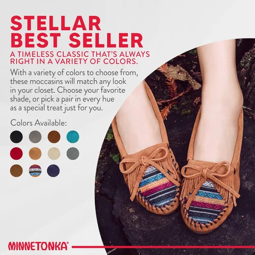 Vista 5 de Minnetonka Kilty Mocasines de suela dura para mujer
