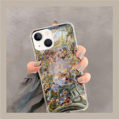 Vista 2 de Renaissance - Funda para teléfono compatible con iPhone 14 Plus, diseño único y moderno de TPU para iPhone 14 Plus, diseño único y moderno