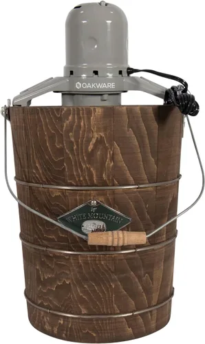 Vista 4 de Motor congelador para helados - Compatible con White Mountain, grande, gris