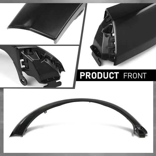 Vista 7 de G-PLUS Moldura de arco de rueda delantera derecha compatible con LR3 / Discovery 3 2005-2009, compatible con LR4 / Discovery 4 2010-2016 LR010631