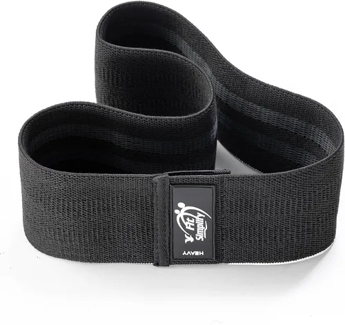 Vista 2 de Fit Simplify Bandas de tela antideslizante resistente a la cadera, juego de 3