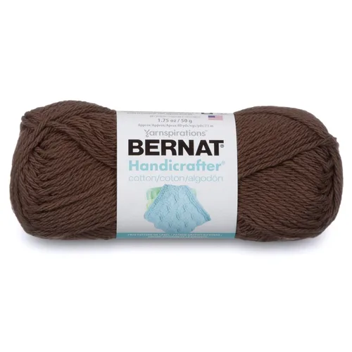 Vista 12 de Bernat Handicrafter - Hilo de algodón sólido, 1.75 onzas, calibre 4, mediano, 100% algodón, azul francés