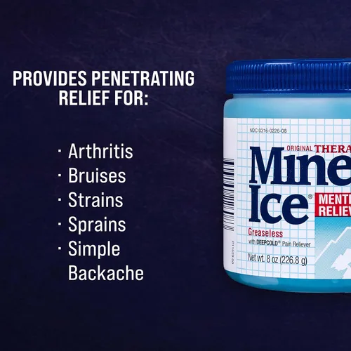Vista 5 de Gel Analgésico Terapéutico Mineral Ice, 8 onzas
