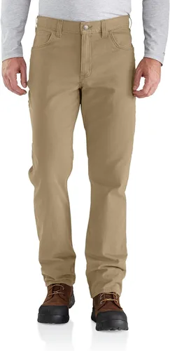 Vista 11 de Carhartt - Pantalón Rigby corte recto relajado para hombre verde army camuflado
