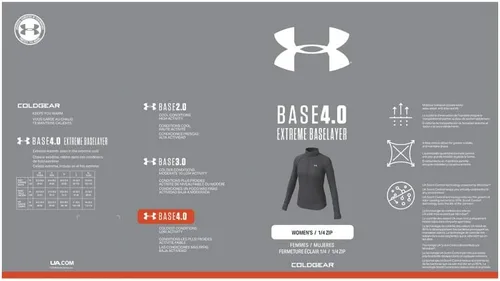 Vista 6 de Under Armour Women's Base 4.0 12 Zip T-Shirt