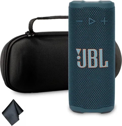 Vista 11 de JBL Grip Altavoz Bluetooth portátil negro (JBLGRIPBK) – Resistente al agua e impermeable IP68 Bluetooth 5.4 Aumento de sonido AI Batería de 14