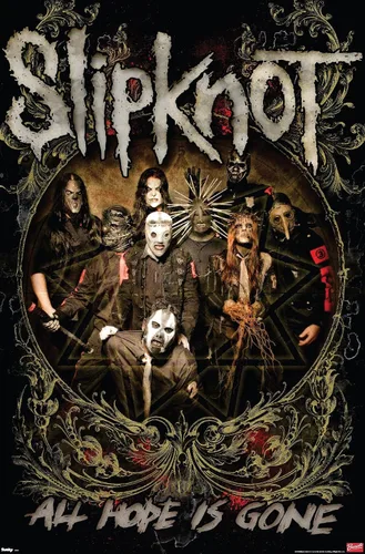 Vista 19 de Trends International Slipknot - Póster de pared de Hope Is Gone, 14.725 x 22.375 pulgadas, versión enmarcada de madera de granero