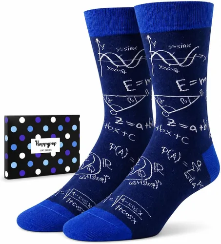 Vista 7 de HAPPYPOP Funny Math Socks for Men - Math Gifts for Teachers & Lovers Matemáticas Negro