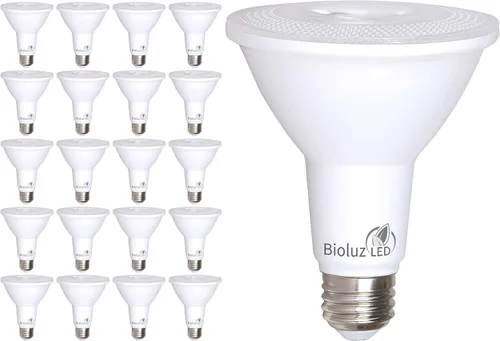 Vista 12 de Bioluz LED Paquete de 4 bombillas LED PAR30 de luz de inundación para interiores y exteriores, alto CRI, equivalente a 75 W usando 11 W, regulable