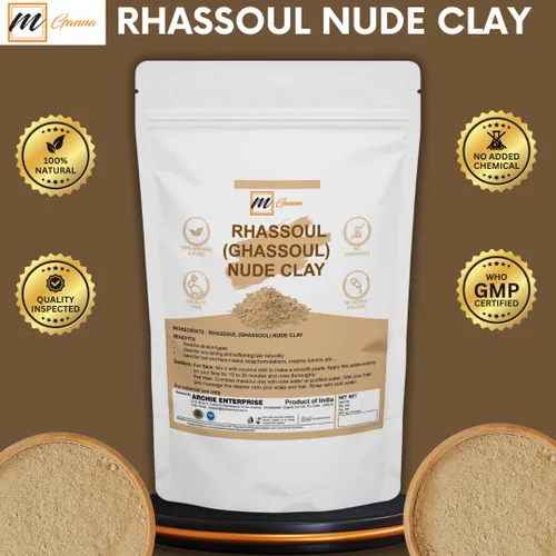 Vista 3 de Polvo de arcilla de lava Rhassoul 100% natural marroquí/Nude/Ghassoul para máscaras capilares, cremas, máscaras, exfoliantes y fabricación de jabón