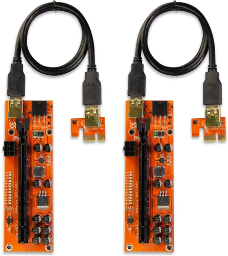 Vista 8 de AAAwave PCIE Riser VER 11 PRO 1x a 16x Extensión gráfica (paquete de 1)