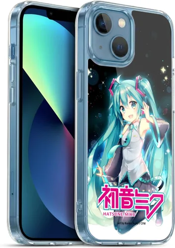 Vista 74 de Head Case Designs Licencia Oficial Hatsune Miku Gráficos Lindos Carcasa de Gel [Protección de Grado Militar] Compatible con Apple iPhone 7