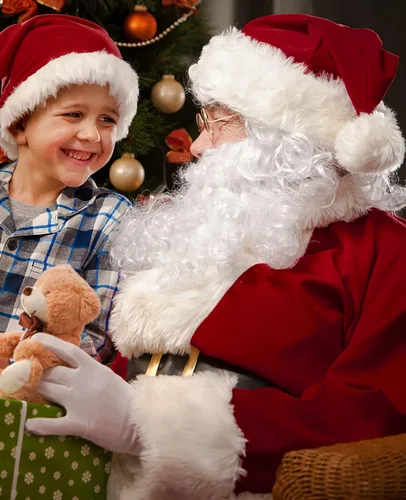 Vista 6 de Disfraz de Papá Noel de Navidad traje de Papá Noel disfraz de Papá Noel para hombres y mujeres traje de Papá Noel color borgoña Borgoña