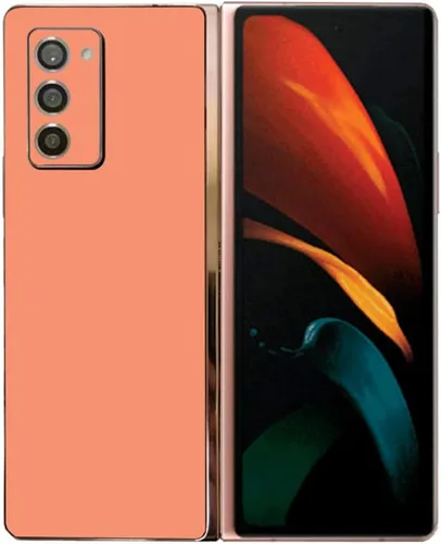 Vista 11 de MightySkins Skin compatible con Samsung Galaxy Z Fold 2, color azul claro, protectora, duradera y única, fácil de aplicar, quitar y cambiar de Azul