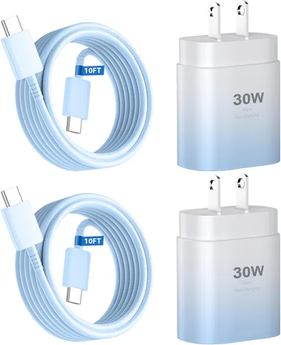 Vista 20 de Cargador USB C de 30 W para iPhone 15/15 Pro Max/15 Pro/15 Plus/Samsung Galaxy S23 Ultra/S23/S23+/S22/S22 Ultra/S22+/S22+/S21 Ultra/S20 Ultra/Note