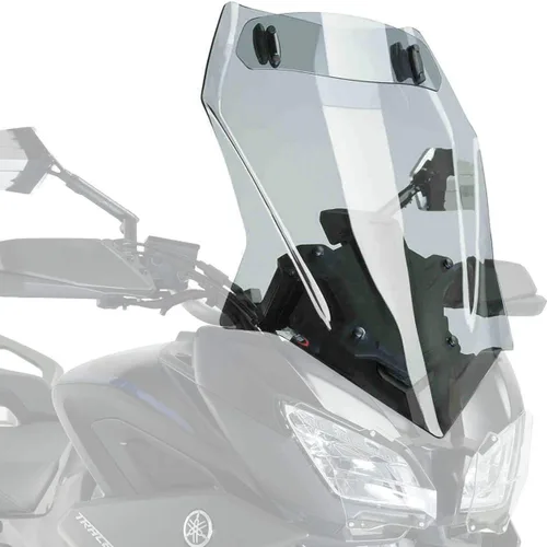 Vista 3 de Puig PARABRISA TOURING con VISOR YAMAHA TRACER900 18-19' C/LUZ HUMO