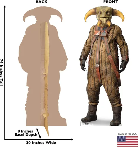 Vista 2 de Cardboard People BOOLIO - Soporte de cartón de tamaño real - Star Wars: Episodio IX - El ascenso de Skywalker (película de 2019)