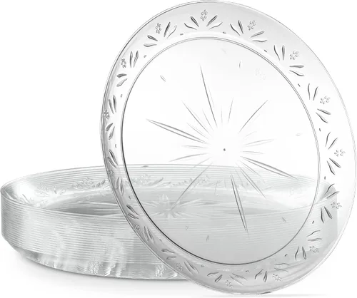 Vista 9 de PLASTICPRO - Recipientes desechables de plástico duro transparente de gran peso, tamaño para postre, para fiesta, de 6 onzas, paquete de 40