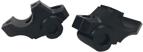 Vista 7 de Para Yamaha MT09 FZ09 XSR900 Manillar Riser Higher Back Extender Adaptador Raiser 2012 2013 2014 2015 2016 2017 2018 MT FZ 09 (negro)