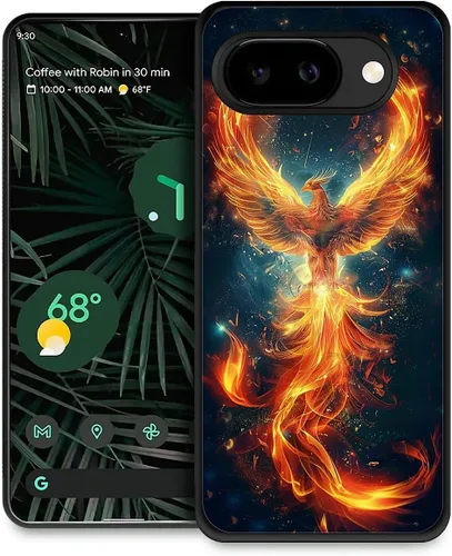 Vista 95 de Compatible con Google Pixel 4A 5G Mobile Case Creative Acrylic Panel trasero Silicona Protección Grip especialmente diseñado para Google Pixel 4A 5G