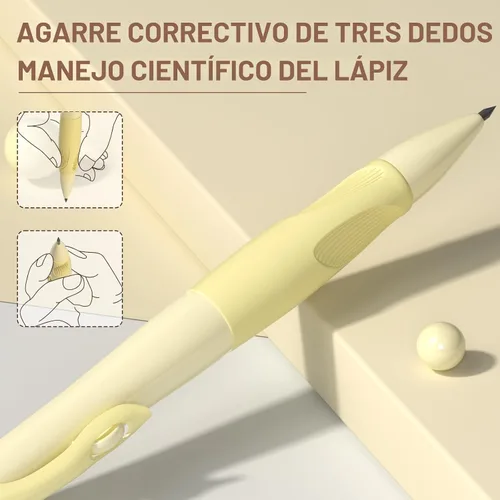 Vista 2 de Four Candies Portaminas Mecánicos de 2.0MM con Agarre Ergonómico Cómodo, 4 Lápices Mecánicos Lindos con 44 Repuestos de Mina, 2