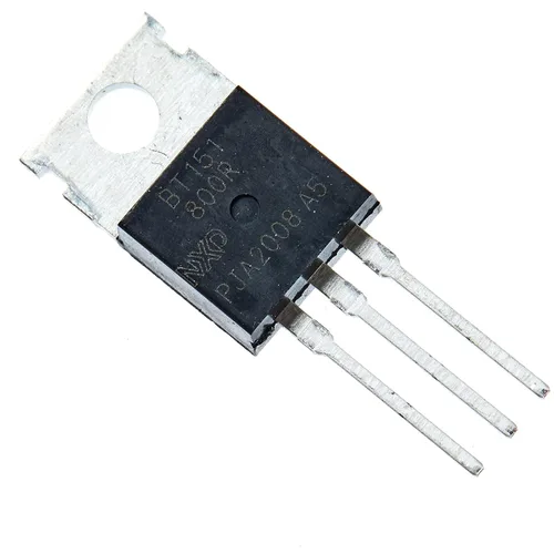 Vista 4 de 10 tiristores SCR unidireccionales BT151-800R BT151 12A 800V, TO-220.