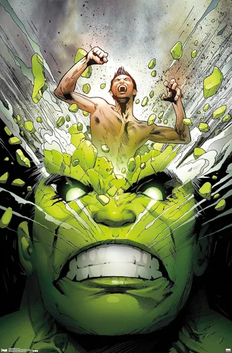 Vista 11 de Trends International Marvel Comics - Póster de pared de The Incredible Hulk - Cover #171, 14.725 x 22.375 pulgadas, versión enmarcada de madera