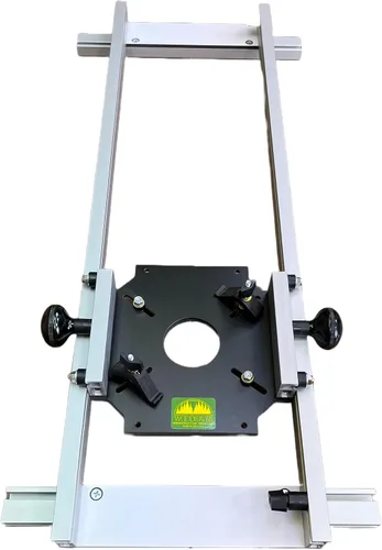 Vista 10 de Woodhaven Trineo de cepillado , modelos de capacidad de 27" a 86", rieles ultra pista, placa nodrill incluida