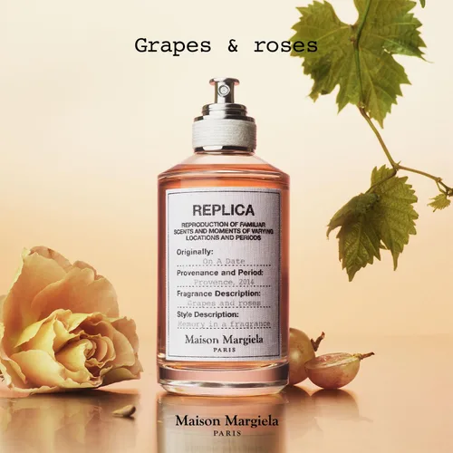 Vista 6 de Maison Margiela Replica On A Date - Floral Fragrance for Men and Women Eau de Toilette with Isparata Rose, Blackcurrant & Patchouli - Long Lasting