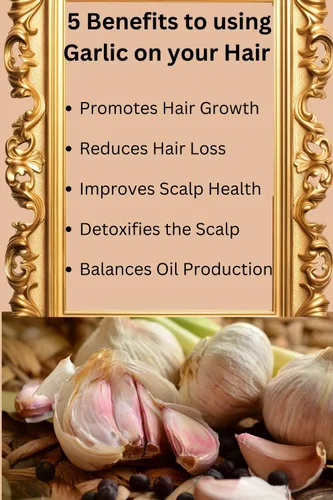 Vista 3 de Acondicionador de ajo, 32 onzas líquidas, impregnado con queratina y extracto de ajo para cabello adelgazado dañado, detiene la pérdida de cabello