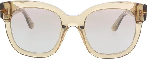 Vista 2 de Gafas de sol Tom Ford FT 0613 Beatrix- 02 45F marrón claro brillantedegradado, champán transparente, 52-22-140