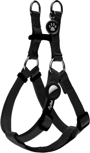 Vista 60 de Pupteck - Arnés para perros sin jalar, suave, ajustable, de nailon, talla básica, chaleco para cachorro, para caminar al aire libre con etiqueta