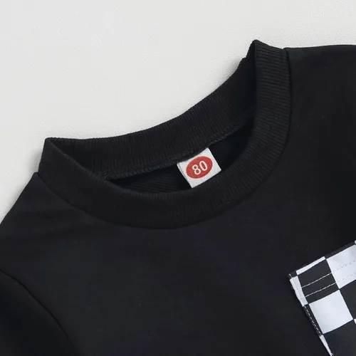 Vista 5 de Conjunto de sudadera de manga larga para bebé niño y niño, para otoño e invierno