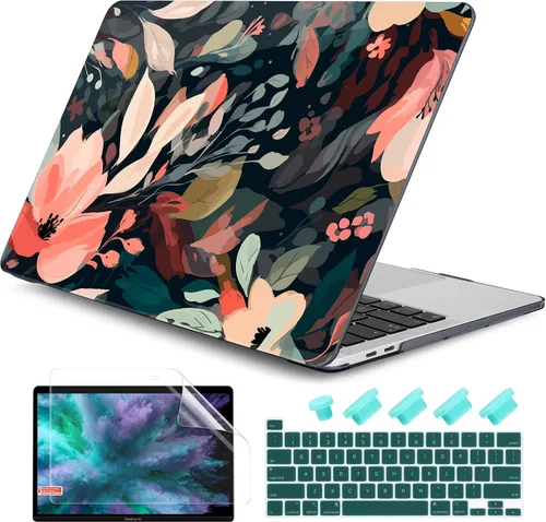 Vista 33 de Funda compatible con MacBook Pro de 13 pulgadas 2024 2023-2020 versión A2338 M2/M1 A2251 A2289 con pantalla Retina y Touch ID, carcasa rígida
