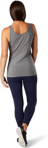 Vista 2 de Smartwool Camiseta sin mangas de lana merino para mujer (corte delgado)