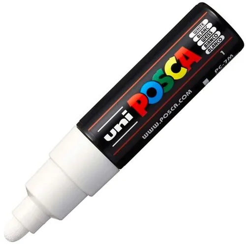 Vista 2 de Marcador Uni-Ball PC-7M Blanco Blanco