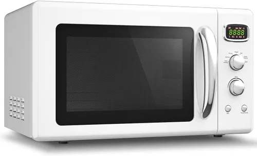 Vista 10 de ARLIME Microondas retro de 0.9 pies cúbicos, horno microondas de encimera Verde