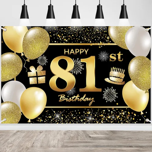 Vista 93 de Cartel de 1er feliz cumpleaños - Decoraciones para fiesta de cumpleaños de hombres