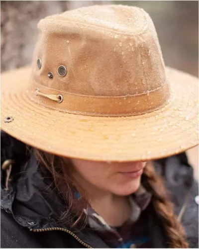 Vista 15 de Outback Trading Company 1497 River Guide UPF 50 - Gorro de algodón impermeable transpirable para exteriores