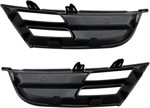 Vista 6 de YHB Rejilla de parachoques delantero izquierdo y derecho para Chrysler 200 2015-2017 - Bisel de rejilla de parachoques/cubiertas de luz antiniebla