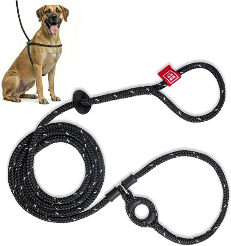 Vista 11 de Harness Lead Juego de arnés y correa para perro sin tirones, arnés antitirones para todas las razas y tamaños, diseño de cuerda acolchada de una
