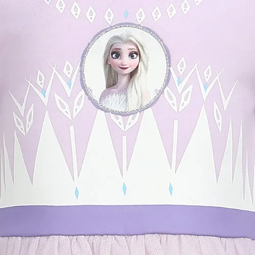 Vista 2 de Disney Frozen Elsa and Anna - Vestido tutú para niñas pequeñas y pequeñas, color azul marino