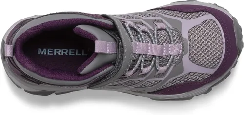Vista 5 de Merrell Botas de senderismo unisex Moab FST con cierre alternativo medio, impermeables, para niños
