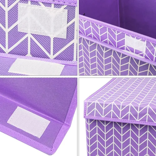 Vista 8 de Mayniu Caja de juguetes grande con tapa, organizadores de juguetes, cajas de almacenamiento con asas resistentes para niños, niñas, guardería, sala